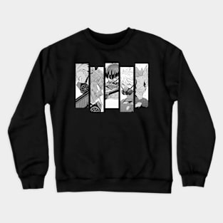 The all heroes of kaiju no 8 Crewneck Sweatshirt